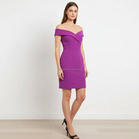 Robe courte sur mesure à épaules dénudées pour femmes, robes de soirée cocktail pour femmes