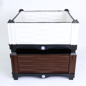 Contenedor de Almacenamiento Apilable de Plástico Resistente para el Hogar y el Jardín - Solución de Organización Multiusos Precio de Fábrica - Product Image 6