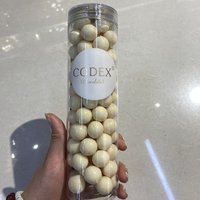 Bonbons solides enrobés de chocolat, saveur pêche blanche, 148g, prix de gros