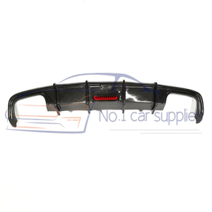 Difusor trasero S6 Comprar <span class=keywords><strong>A6</strong></span> C8 con lámpara de fibra de carbono S6 Labio de parachoques para <span class=keywords><strong>A6</strong></span> Sline C8 S6 2019 2020 <span class=keywords><strong>2021</strong></span> - Product Image 1
