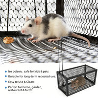 Piège de chasse sécurisé pour attraper les animaux vivants, équipement de survie en plein air pour les rongeurs et les souris