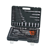 Meilleur vendeur 46 pièces embouts à douille en acier inoxydable personnalisables avec poignée à cliquet Support OEM Kits d'outils à main avec garantie de 1 an