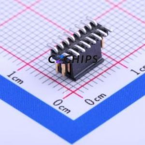 20021121-00016C4LF Pin Header SMD,P=1.27mm Connector ( Pin Structure: 2x8P )( Pitch: 1.27mm )( Row Spacing: 1.27mm ) - Product Image 2