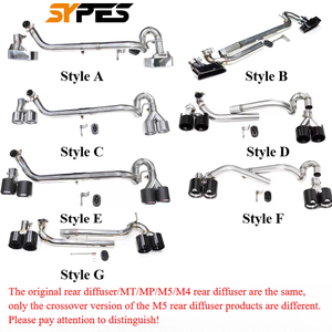Автомобильные выхлопные трубы SYPES для выхлопных наконечников bmw E60 520i 523i 525i 528i 530i Upgrade M5 из нержавеющей стали <span class=keywords><strong>M</strong></span>, высокопроизводительные глушители - Product Image 2