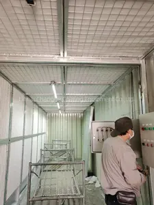 Changhe sıvı boyama açık yüz kuru filtre sprey boya kabini araba boyası kabine Metal kaplama makinesi taşınabilir kullanılmış konteyner