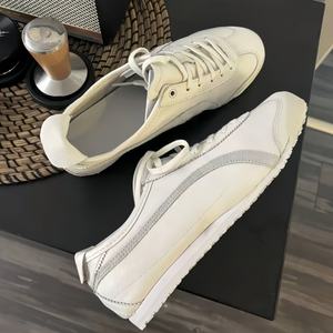 Zapatillas de Lona de Diseñador de Moda, Zapatos Casuales Planos de Cuero de Alta Calidad para Hombre y Mujer, Estilo Deportivo para Correr y Caminar - Product Image 3