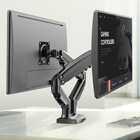 Support d'ordinateur à bras cylindrique ergonomique OMNI avec fonction réglable pour le travail de bureau pendant de longues heures.