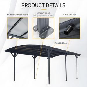 Toit arqué en aluminium auvent Carports abri de <span class=keywords><strong>voiture</strong></span> en aluminium abri de <span class=keywords><strong>voiture</strong></span> dans un nouveau style auvent en aluminium Carports - Product Image 2