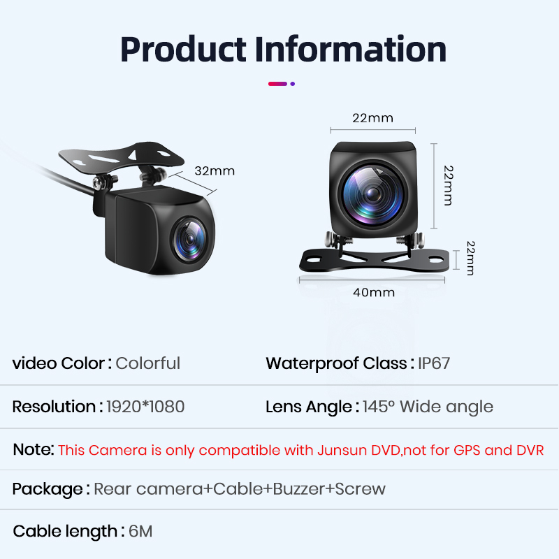 4x4 Car HD Car Auto Rear View Waterproof AHD 1080P Reverse Camera Backup Parking Cam Kit For Isuzu D Max Mitsubishi Triton Hilux Vigo Revo Nissan Navara Frontier Ford Ranger Black I.290990394