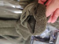 Chaussettes de randonnée épaisses en coton 100% pour hommes, couleur vert armée, fabriquées par un fabricant de chaussettes.