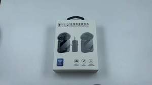 Microfono Lavalier Wireless 3-in-1 F11-2 per telefono cellulare Vlog Video e registrazione di interviste microfono di alta qualità - Product Image 6