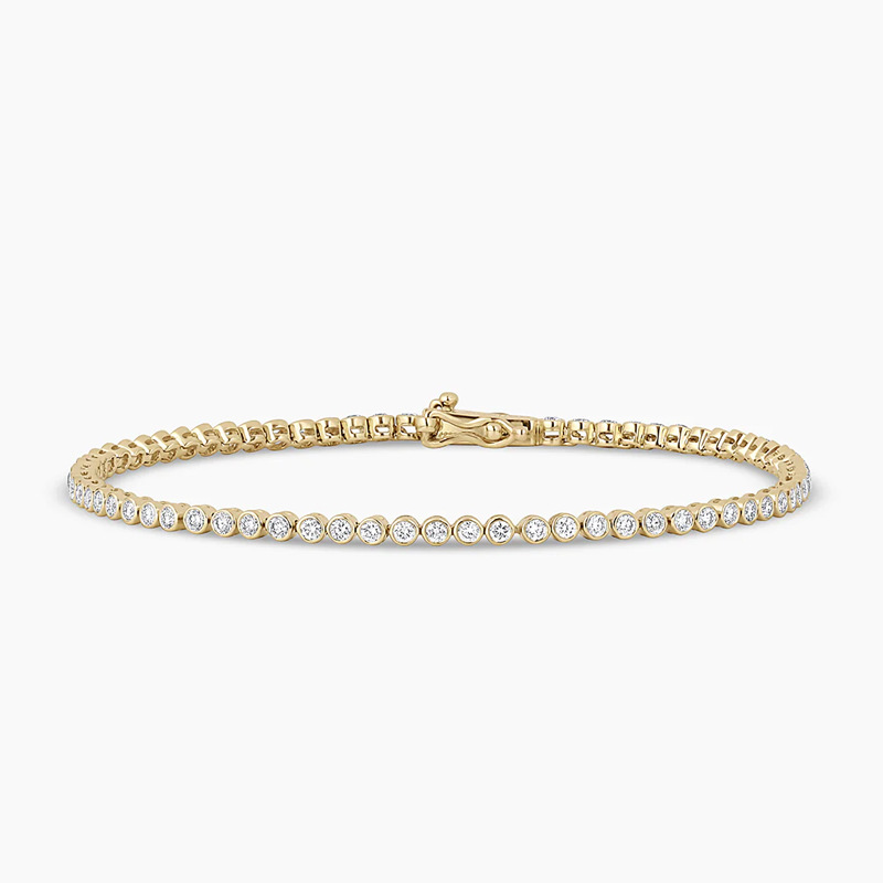 Tennis Bubble bracelet[KYellow]- 2.5mm