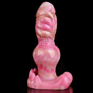 YOCY Heißer Verkauf Nachdenklich gestaltet mit einer umgedrehten Spitze, abgerundeten Graten und einem unglaublichen Silikon dildo mit Ausbuchtung knoten für Frauen. - Product Image 6