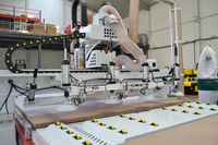 Router CNC de 3 Ejes 1325 2030 ATC, Máquina de Anidamiento para Tallado de Puertas de Madera con Cabezal de Perforación y Carga/Descarga, Maquinaria para Trabajar la Madera