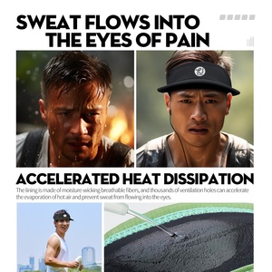 Tu Bãi Biển Mới Khô Phù Hợp Với Quần Vợt Golf Trại Người Đàn Ông Màu Trắng Lưới Người Phụ Nữ Mặt Trời Visors Chạy Hat Tùy Chỉnh Cho Phụ Nữ Người Lớn Với Logo Thể Thao Cap - Product Image 3