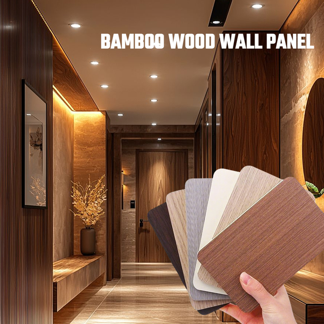 Factory Wholesale Wood Grain PVC Film Laminated Board High Hardness PVC Laminate Sheet for Furniture Hotel and Commercial Space