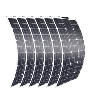 แผงโซลาร์เซลล์แบบยืดหยุ่น OEM ปรับแต่งได้ 100W 200W 300W 400W 500W พร้อมเครื่องชาร์จแบตเตอรี่ 12v 18v 24v สำหรับเรือ รถยนต์ และบ้าน - Product Image 1