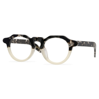 Lunettes irrégulières cnc à monture polygonale, miroir décoratif, hipster, plaque italienne importée, cadre épais