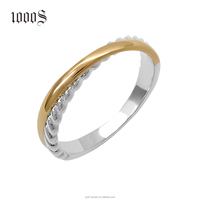 Bague torsadée en or jaune 14 carats, rehaussez votre style quotidien, bague unisexe, s'accorde parfaitement avec toutes les tenues