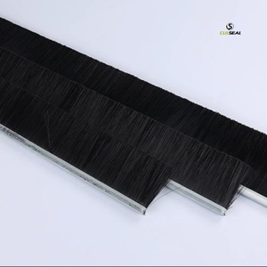 Brosse à bande <span class=keywords><strong>de</strong></span> nylon en aluminium sur mesure avec joint d'étanchéité d'usine - Product Image 2