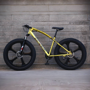 Vélo tout-terrain à pneus larges de 26 pouces pour adultes, 7 vitesses, frein à disque, suspension, pédale ordinaire, fourche en acier, vente chaude - Product Image 5