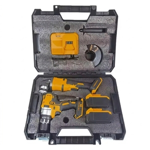 Ensemble <span class=keywords><strong>perceuse</strong></span> <span class=keywords><strong>sans</strong></span> <span class=keywords><strong>fil</strong></span> et meuleuse d'angle CAMPEGGI 48V avec batterie au lithium, douille à 6 points de 1/2 pouce, boîte à outils pour bricolage à domicile - Product Image 6