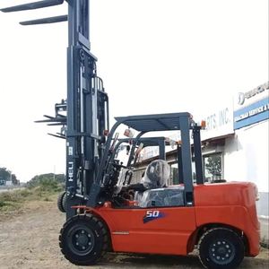 โรงงานรับรองมาตรฐาน CE EAC SASO ขายตรงรถยก HELI 50 ขนาด 3-5 ตัน พร้อมเครื่องยนต์และปั๊มมือสองแท้ สำหรับตรวจสอบผ่านวิดีโอ - Product Image 1