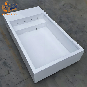 Jacuzzi de Fibra de Vidrio de Lujo, Piscina Pequeña, Spa, Piscina de Inmersión, Piscina Elevada de Fibra de Vidrio para Patio Trasero, Azotea o Exterior - Product Image 4