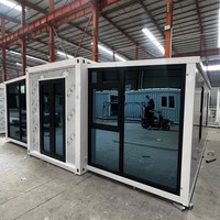 Maisons préfabriquées pliantes à double aile, mobiles, portables et extensibles de 10, 15, 20, 30 et 40 pieds pour une flexibilité et une commodité accrues