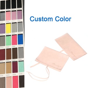 Sobre de microfibra de color <span class=keywords><strong>rosa</strong></span> pálido con logotipo en relieve personalizado, bolsa de embalaje para tarjetas de regalo de boda - Product Image 3