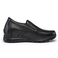 Vente en gros de chaussures décontractées en cuir véritable pour hommes Hauteur de 2.8 pouces plus grande Augmentation de l'ascenseur caché Printemps Hiver Utilisation Semelle intérieure en caoutchouc