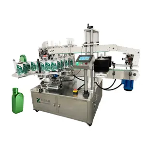 Automatische Dubbelzijdige Etiketteermachine Voor Afwasvloeistofflessen Prijsverkoop Fabriek