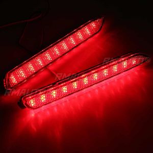 ไฟท้าย LED คู่สำหรับกันชนหลังรถยนต์ Lexus IS-F GX470 RX300 ไฟสะท้อนแสงเบรกแบบ LED สำหรับกันชนหลัง สไตล์ OEM เลนส์สีแดง - Product Image 2