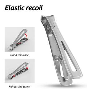 Stainless Steel Nail Clipper Wide Jaw Opening Ring <b>Lock</b> Portable Finger and Toe Nail Trimmer Custom Color - Product Image 3