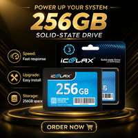 ICOOLAX SSD Internal Berkinerja Tinggi 128GB 256GB 512GB 1TB 2TB SATA III 2.5 Inch Solid State Drive