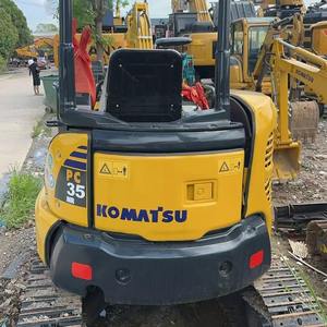 Excavateur hydraulique sur chenilles Komatsu PC35 PC30 PC40MR d'occasion en bon état Composants centraux tels que roulement de pompe à engrenages pour moteur - Product Image 2