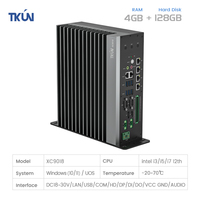 Ordinateur industriel de haute qualité XC9018 I7/I5/I3 4 Go 128 Go, mini PC industriel sans ventilateur, ordinateurs Win10/11, mini PC embarqué Linux