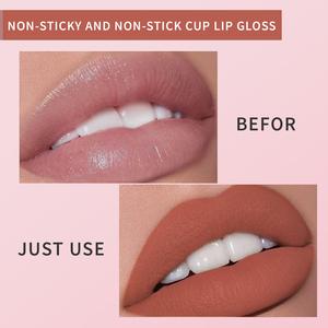 أحمر شفاه مخصص جديد يدوم طويلاً ماركة صبغة شفاه مثيرة أحمر شفاه غير لامع عارية أطقم أحمر شفاه مستحضرات تجميل مقاومة للماء غير لامع - Product Image 5