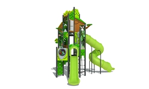 Trong Nhà Ngoài Trời Trẻ Em Sân Chơi Chơi Đồ Chơi Trẻ Em Đặt Nhà Máy Trẻ Em Lớn Lớn Ống Nhựa HDPE Sân Chơi Trượt - Product Image 2