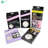 Emballage de bonnet d'accessoires pour cheveux Boîte à bonnet personnalisée en satin de soie Boîte à bonnet pour médicaments avec logo privé