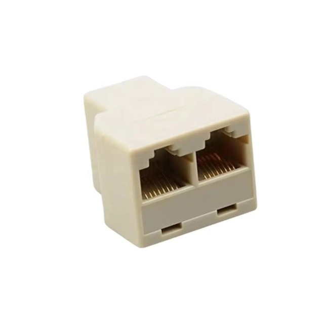 RJ45 сплиттер адаптер 1-2 с двумя гнездовыми портами CAT5/6 LAN Ethernet разъем сетевого подключения сплиттер адаптер P15 адаптер