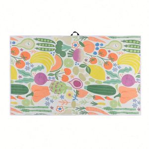 Essuie-tout de cuisine blanc gaufré à séchage rapide 28x46cm (11x18 pouces) en polyester vierge pour sublimation, idéal pour la maison - Product Image 4