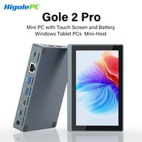 Mini PC Higole Gole 2 Pro avec écran tactile de 5,5 pouces, batterie intégrée, Windows 11, tablette de poche, mini hôte