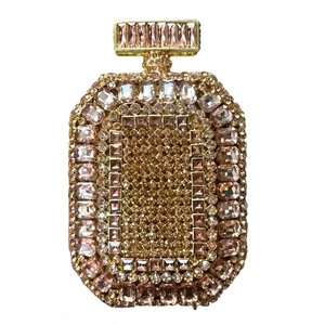 Bolso de mano de noche con diamantes de imitación para mujer, cartera de boda con cristales, bolso de mano brillante desmontable para invitadas de boda - Product Image 1