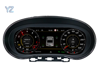 Panneau de tableau de bord numérique LCD YZ pour Volkswagen Polo 6R 6C 2009-2018, mise à niveau de l'intérieur de la voiture, groupe d'instruments virtuels, Carplay