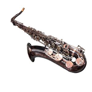 <span class=keywords><strong>Saxophone</strong></span> ténor professionnel en laiton jaune laqué or, instrument à vent avec accessoires complets, performance réglable - Product Image 1