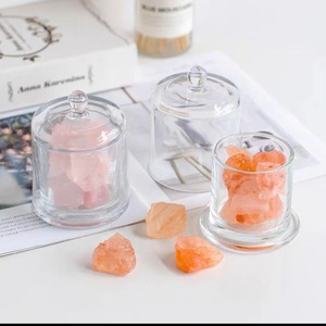 Vente en gros best-seller couvertures cloches dorées de luxe gobelets de bougies parfumées bougeoirs containers de bougies en verre - Product Image 4