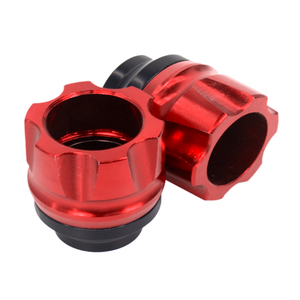 Protezione Universale Anticaduta per Forcella Anteriore Moto in Alluminio CNC, Slider Decorativo per Asse Anteriore, Coppia di Ricambi - Product Image 6