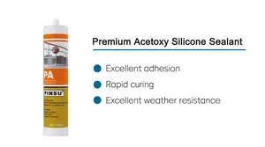 PINSU-PA High And Low Temperature Resistance High Strength Sealantt Adhesive Indoor And Outdoor Decoration Acid Curing