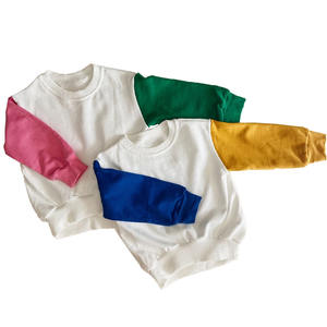 Barboteuse d'été unisexe à manches courtes avec poche, motif color block, confortable, pour bébé - Product Image 6